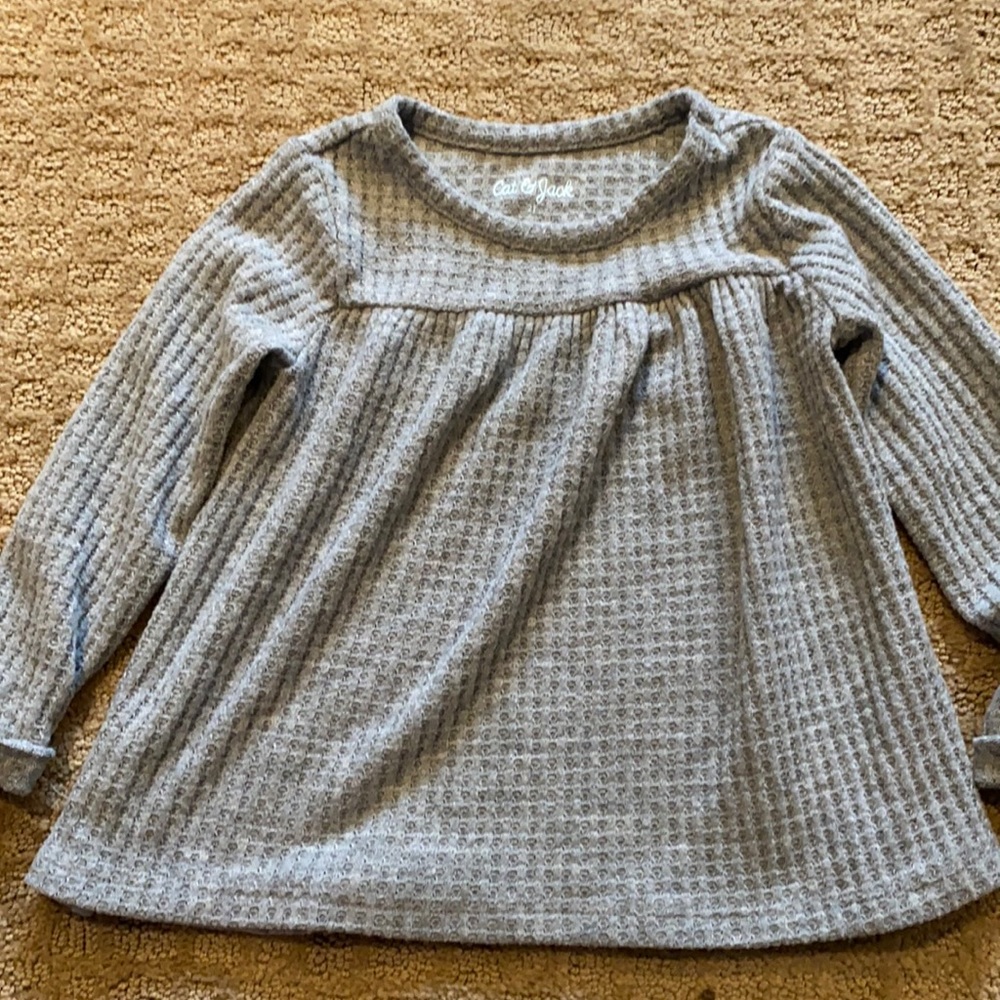 Toddler warm waffle shirt